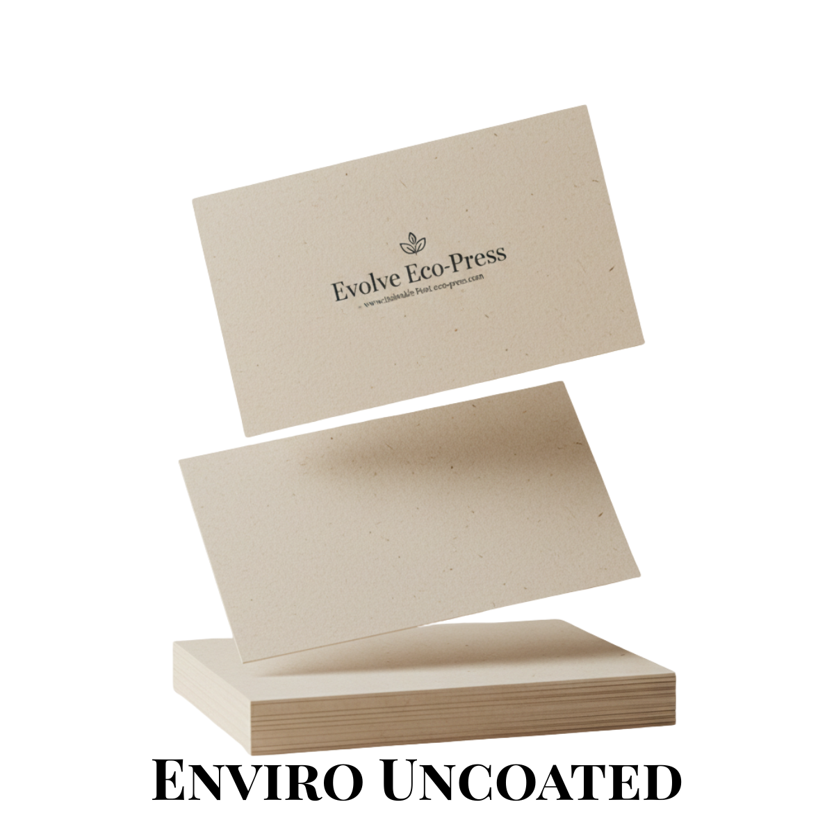 13pt Enviro Uncoated Business Card