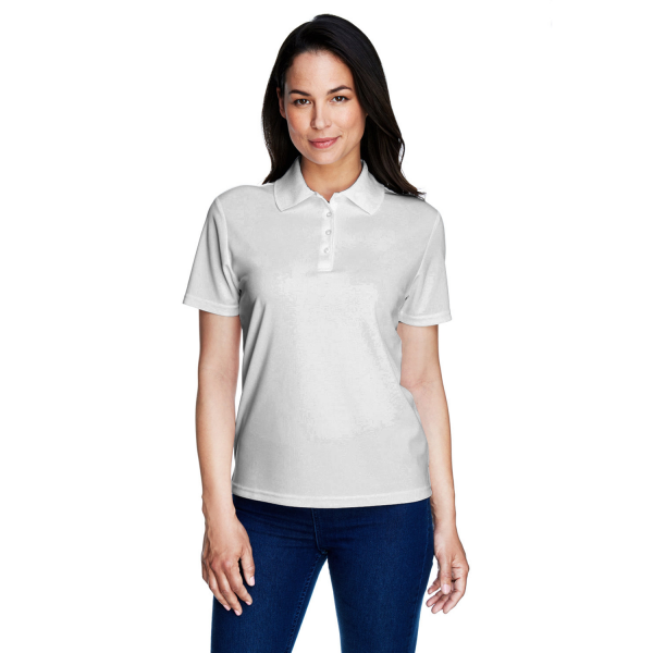 womens embroidered polos Core 365 78181