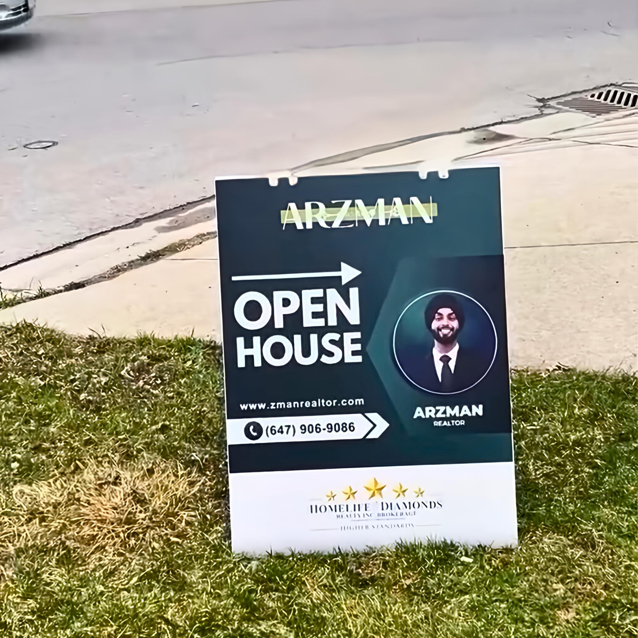 Open House Sandwich Boards Real Estate