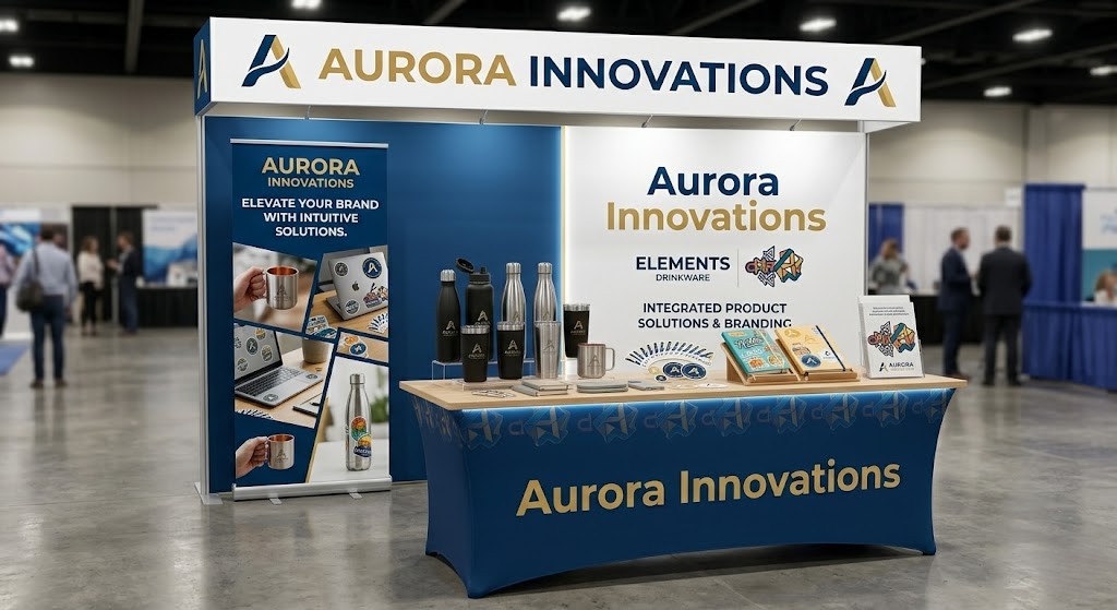 Booth Signage as Merchandise Support