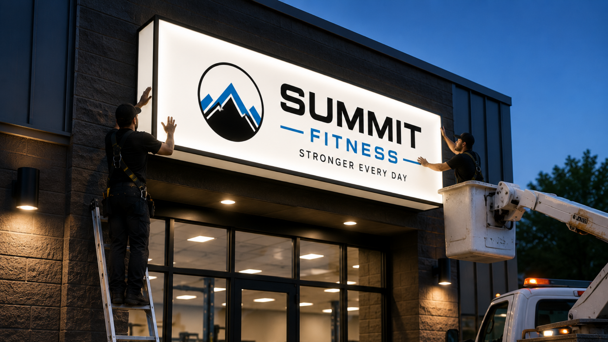 Sign Install